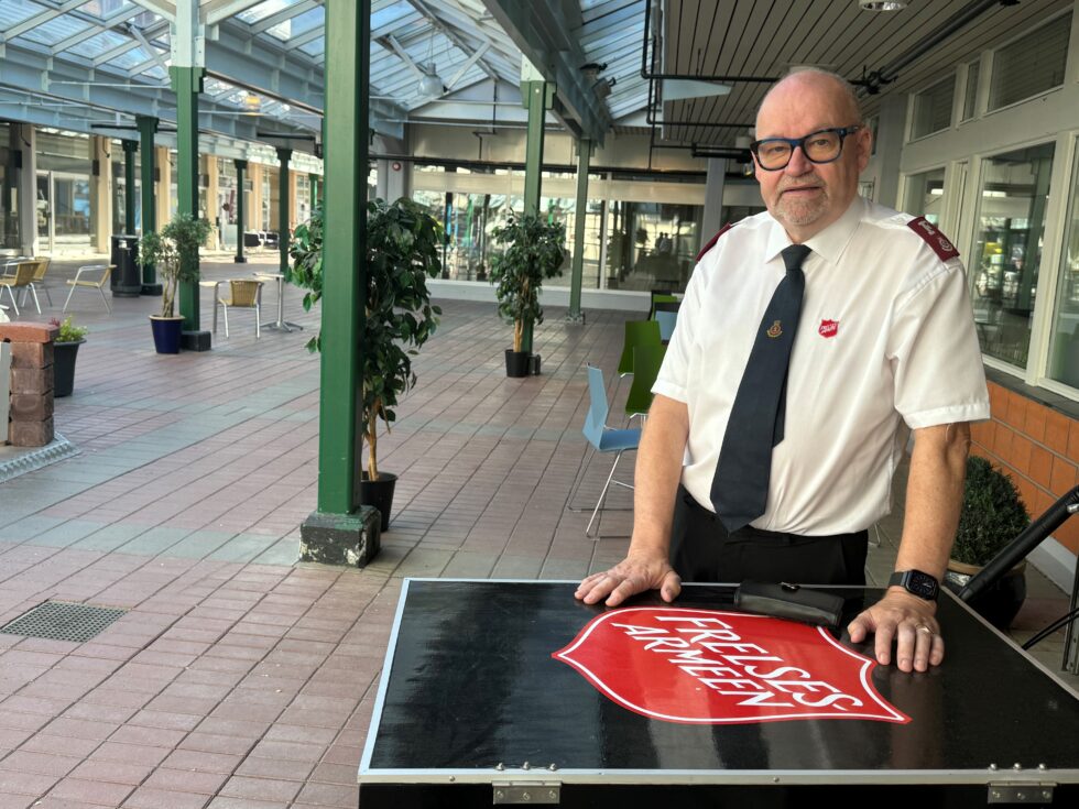 – Det er gledelig å få hjelp til et så viktig prosjekt, sier Leif Erling Fagermo i Frelsesarmeen.