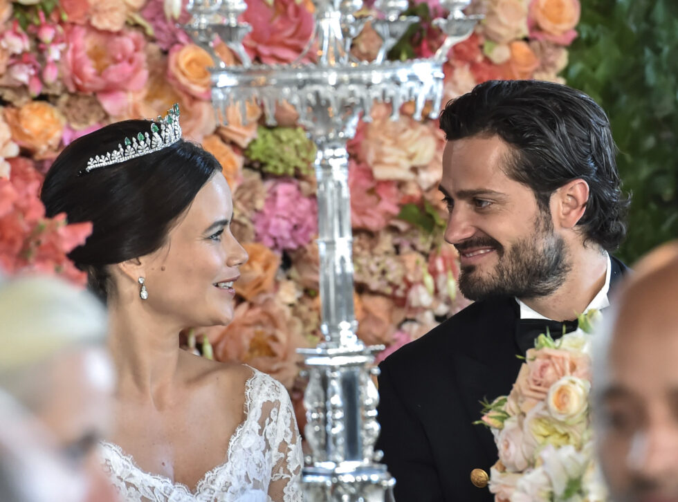 Prins Carl Philip og prinsesse Sofia av Sverige skal besøke Fredsmonumentet på Morokulien. Her fra bryllupet deres i 2015.