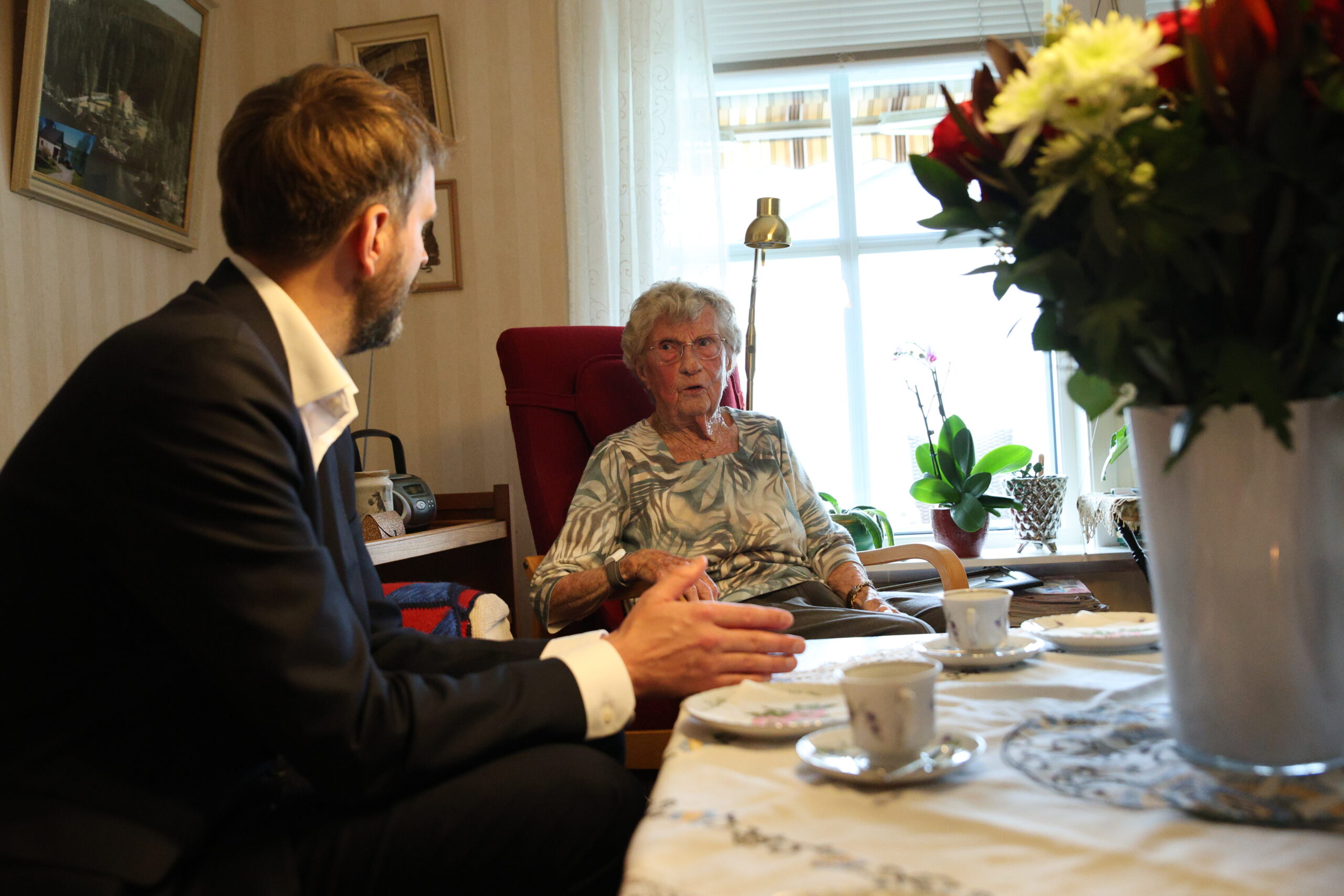 Maren Fjeld syns det var hyggelig å bli spurt om noen råd fra statsråden.