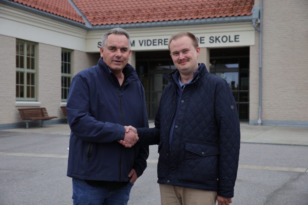 Ansvarlig redaktør i Mitt Kongsvinger og Mitt Eidskog Brynjar Fredheim, og styremedlem i Kongsvinger-Vinger historielag, Oskar Aanmoen gleder seg til samarbeidet om foredraget om den svenske krigshelten.