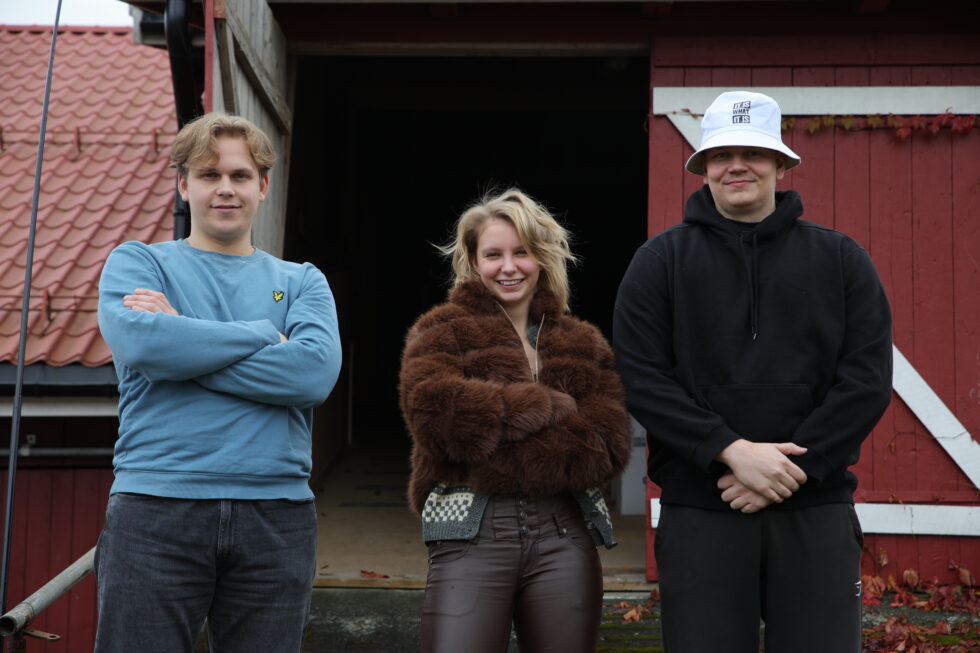 Per Andreas Brinck Strøm, Emma Birgitte Ovlien og Tobias Strid har spilt inn sin første EP.