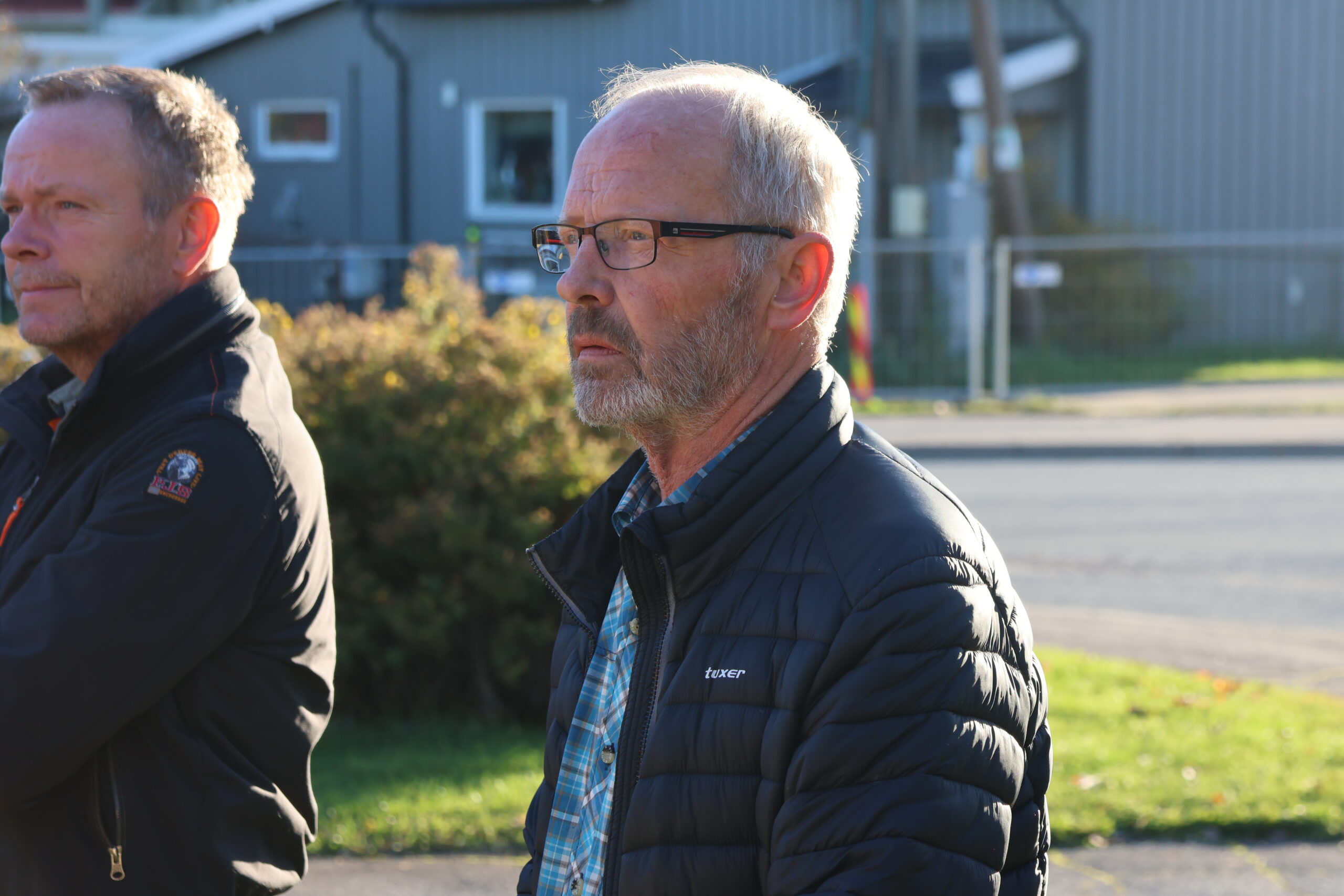 Viggo Fossheim i Senterpartiet deltok på befaring av kommunal eiendom.