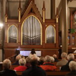 Det var mange som hadde tatt turen for å få med seg den første konserten med det originale orgelet i Vestmarka kirke.