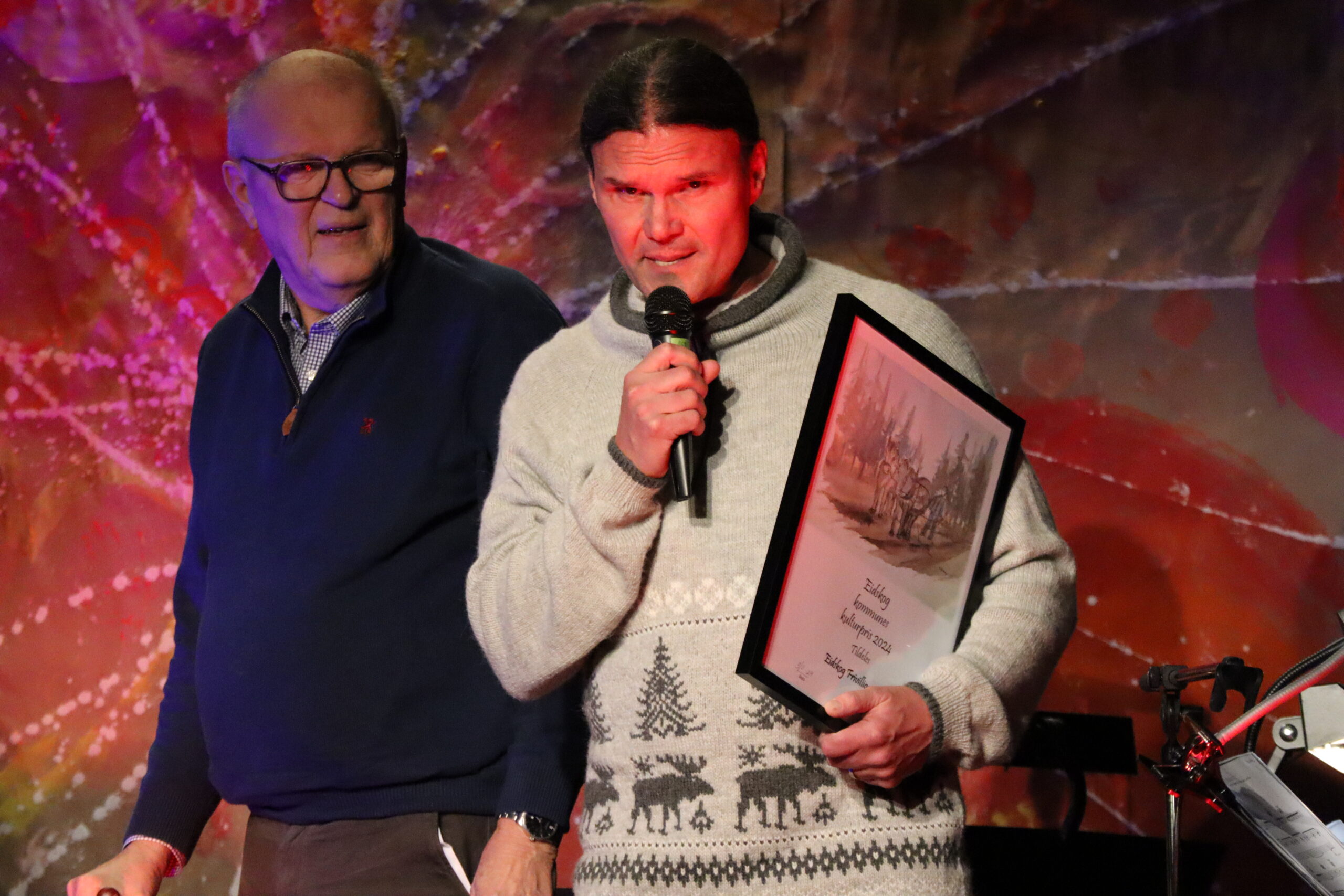 I 2024 mottok Eidskog frivilligsentral Kulturprisen som ble mottatt av daglig leder Jocke Leveborn Nilsson og styreleder Hans Einar Holth.