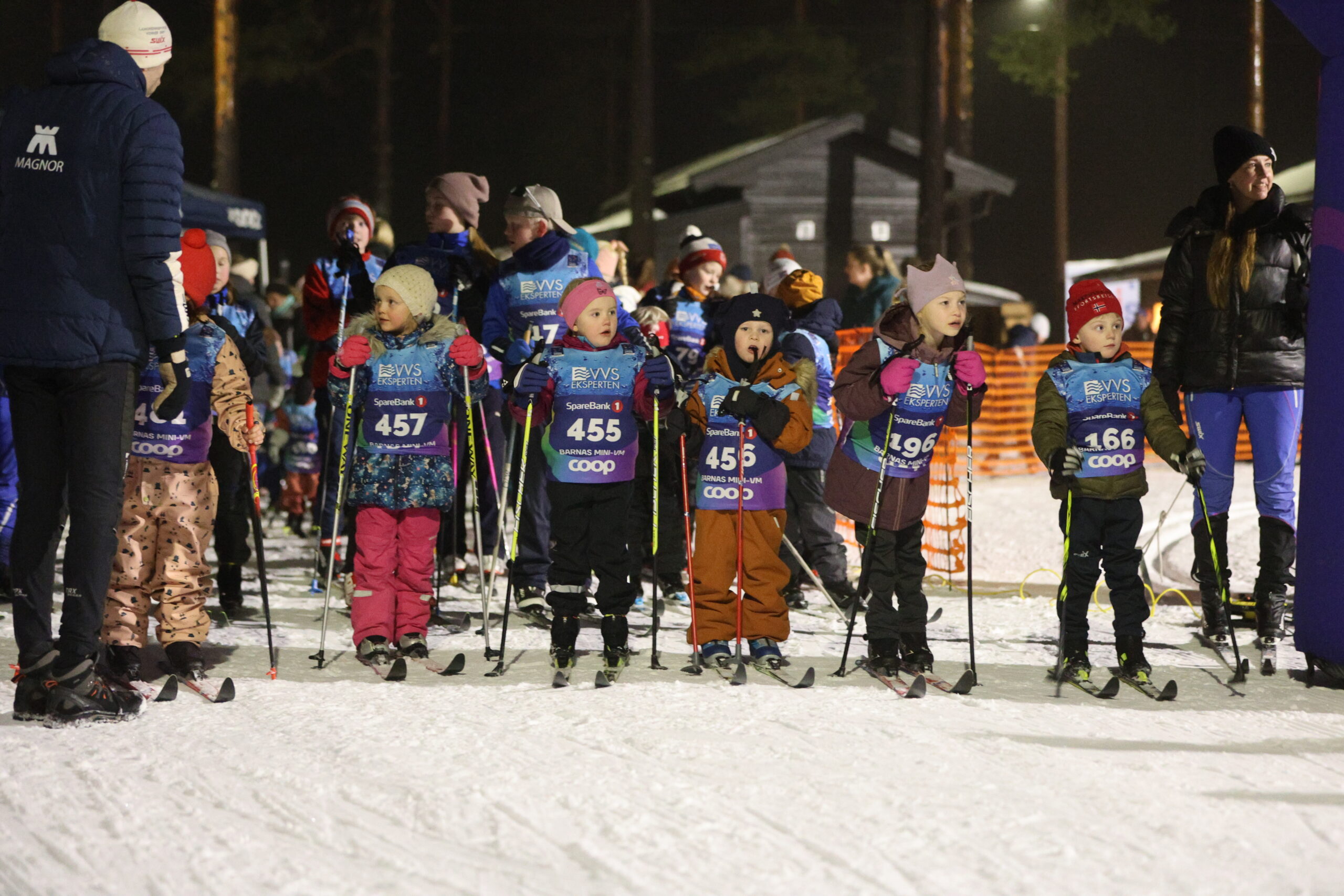De første startende ventet spent på å komme i gang.