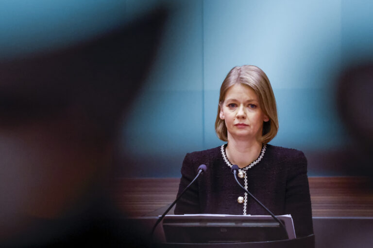 Norges Bank kutter ikke i renta nå, opplyser sentralbanksjef Ida Wolden Bache. Foto: Ørn E. Borgen / NTB
Norges Bank kutter ikke i renta nå, opplyser sentralbanksjef Ida Wolden Bache.
