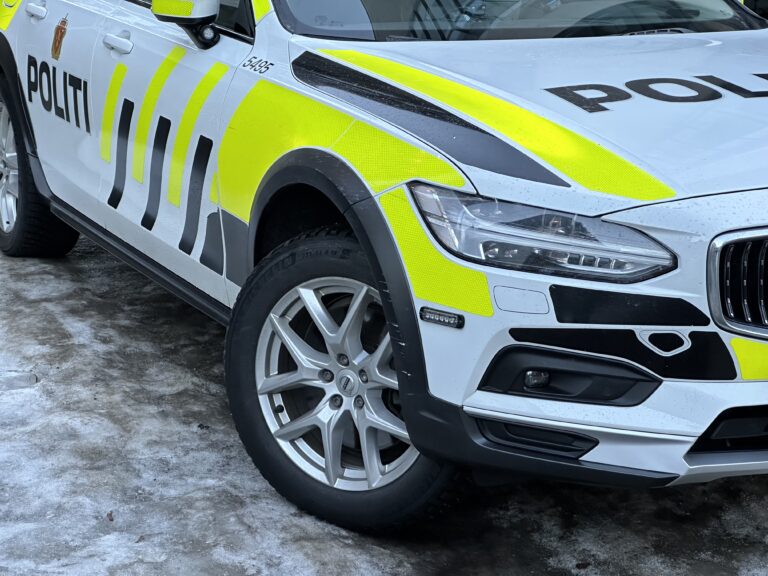 Politiet fikk lørdag kveld melding om en bil som hadde kjørt inn i et gjerde på Magnor.