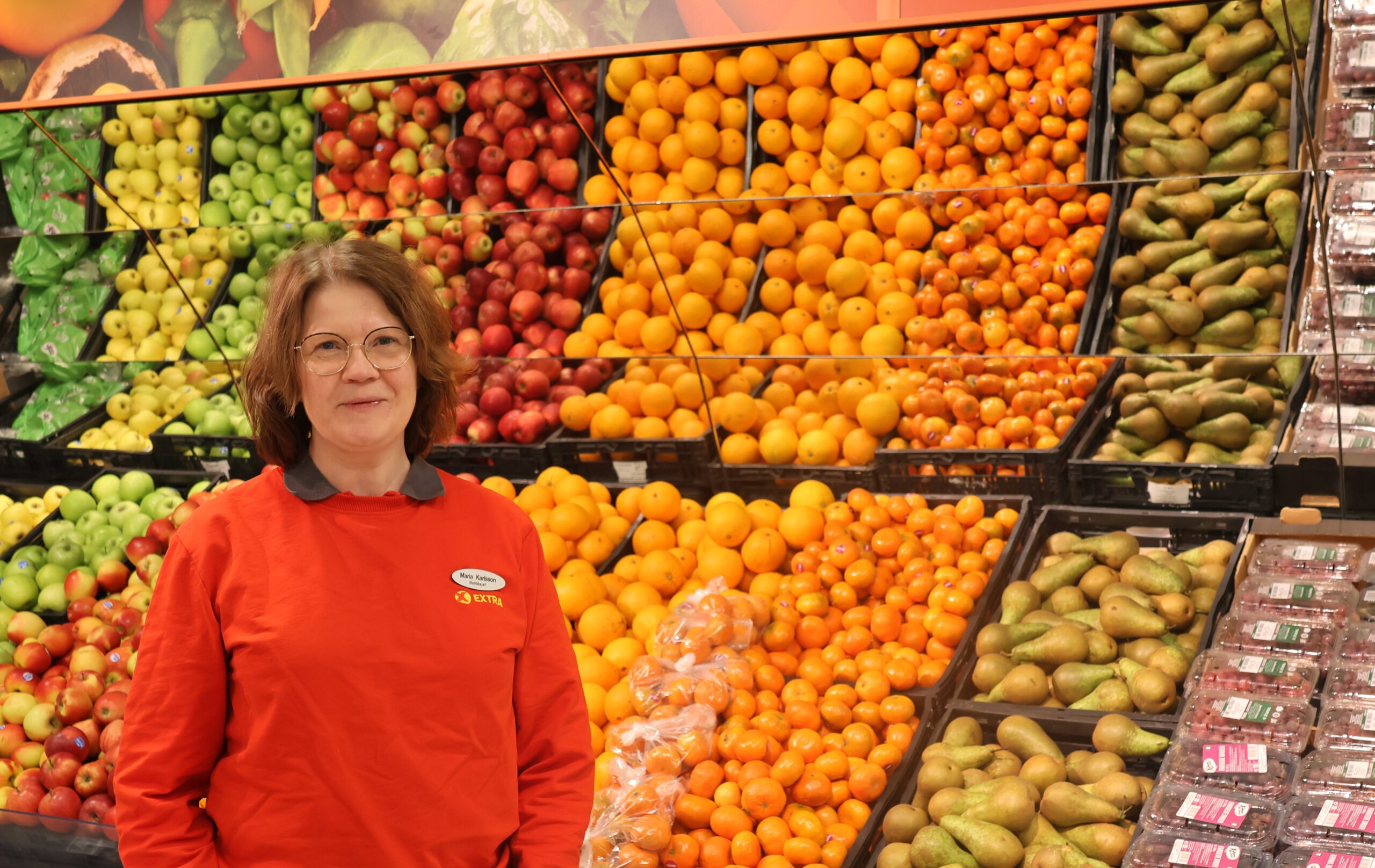 Maria Karlsson, butikksjef på Coop Extra Skotterud, sier at hun og hennes kolleger ser frem i mot å kunne få nye butikklokaler.
