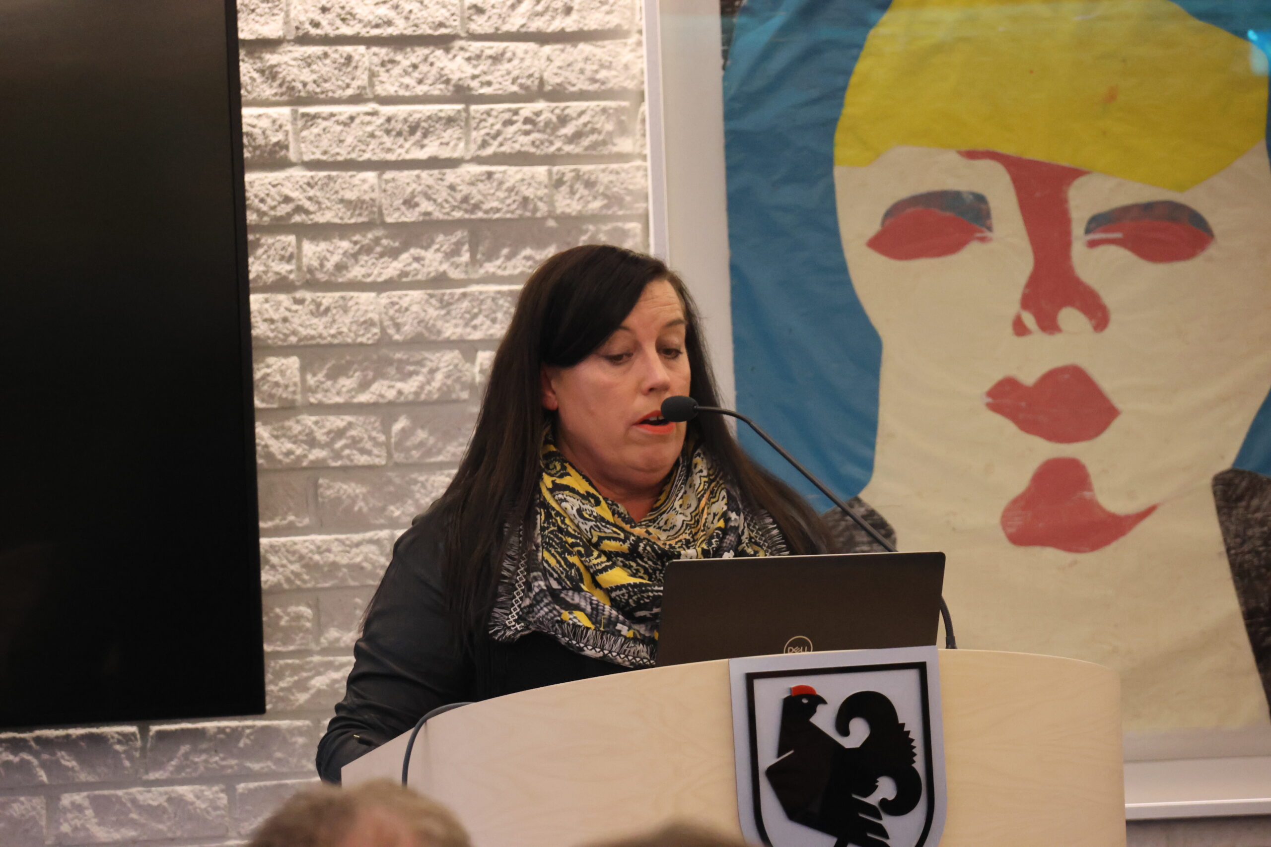 Hege Bakke Andresen (H) holdt et langt innlegg der hun argumenterte for at saken burde belyses bedre før et vedtak.