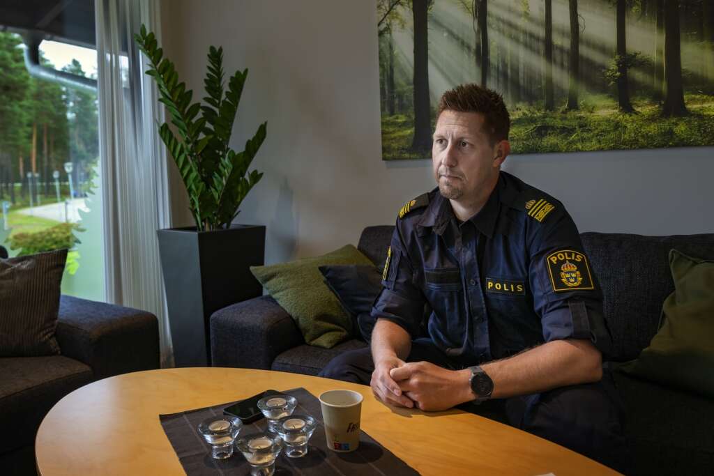 Joakim Kristiansen er gruppesjef for den svenske politistyrken som skal flytte inn på den nye felles politistasjonen på Morokulien.