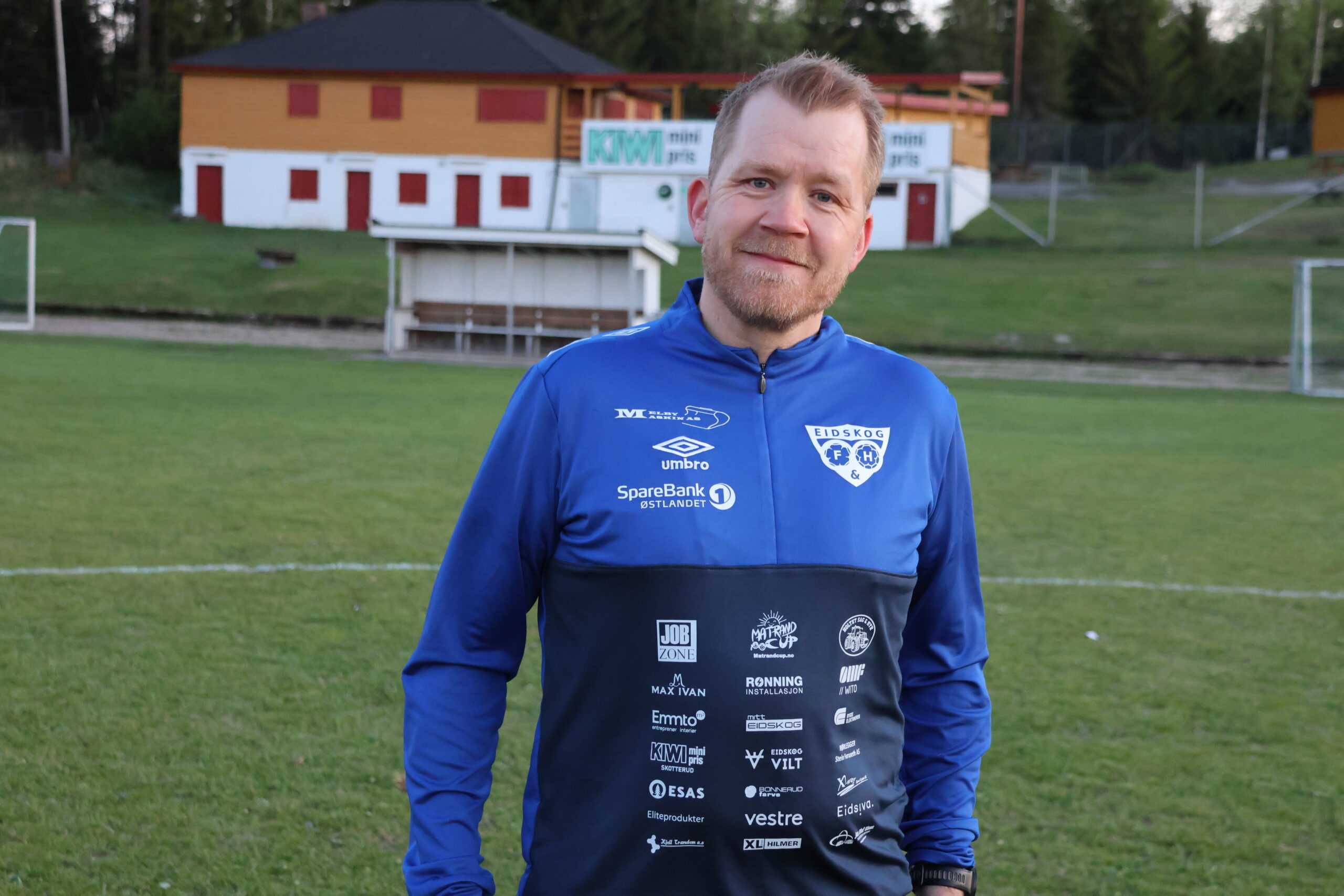 Eidskog-trener Tom Willy Kaldråstøyl var godt fornøyd med laget etter 3-1 seieren mot Vinger FK.