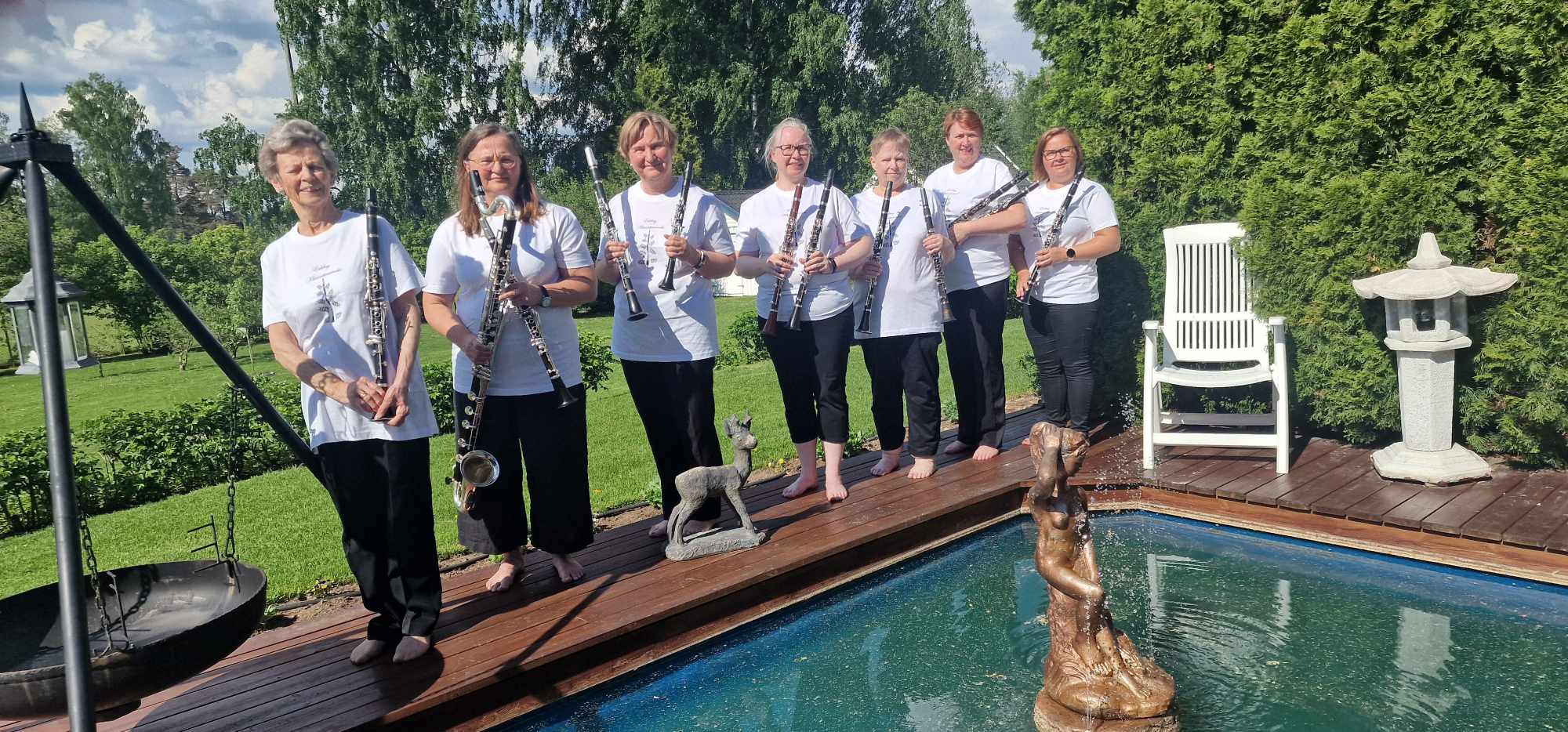 Eidskog Klarinettensemble får besøk av Arvika Klarinettensemble og sammen holder de en av sommerkonsertene i Vestmarka kirke.