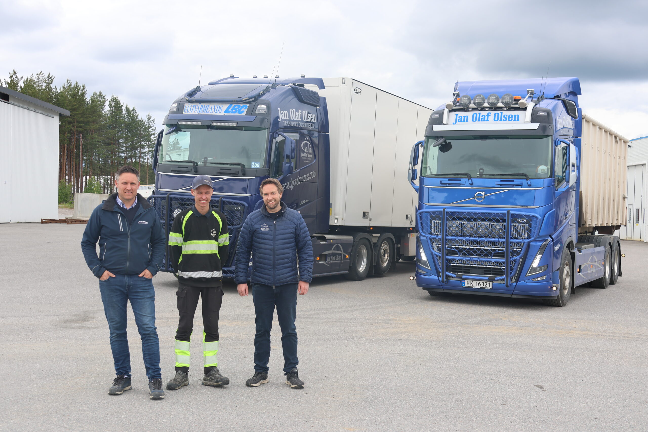Jan Marius, Jan Mathias og Thomas Olsen er andre og tredje generasjon i selskapet Jan Olaf Olsen.