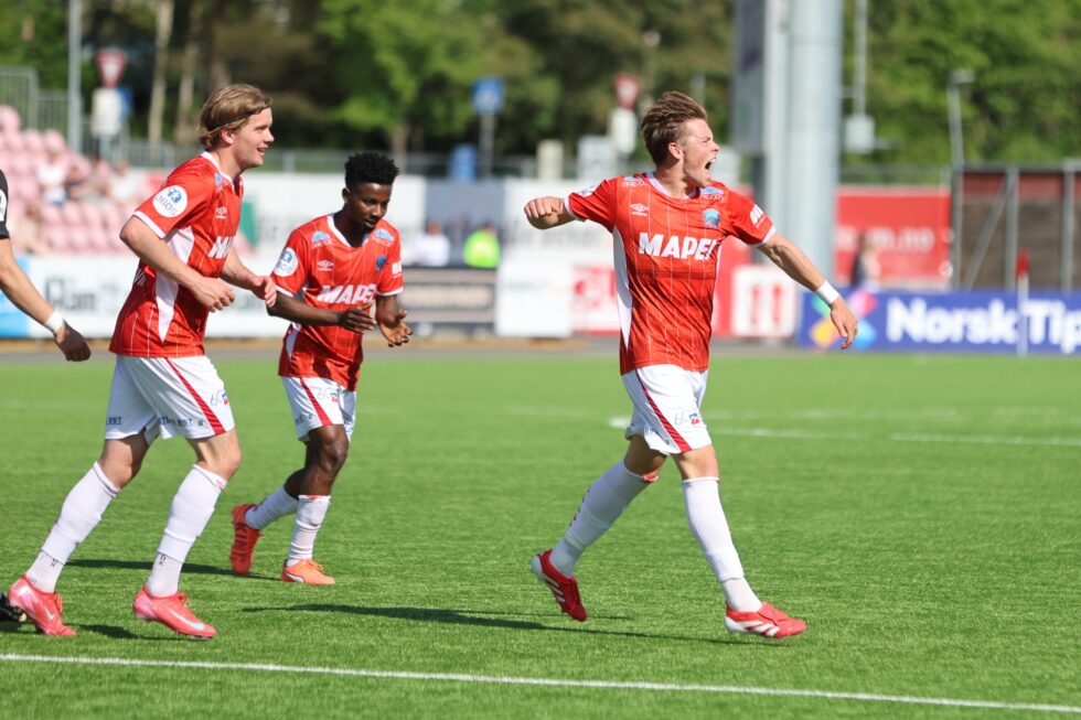 Jesper Grundts to scoringer ble avgjørende mot Sogndal.