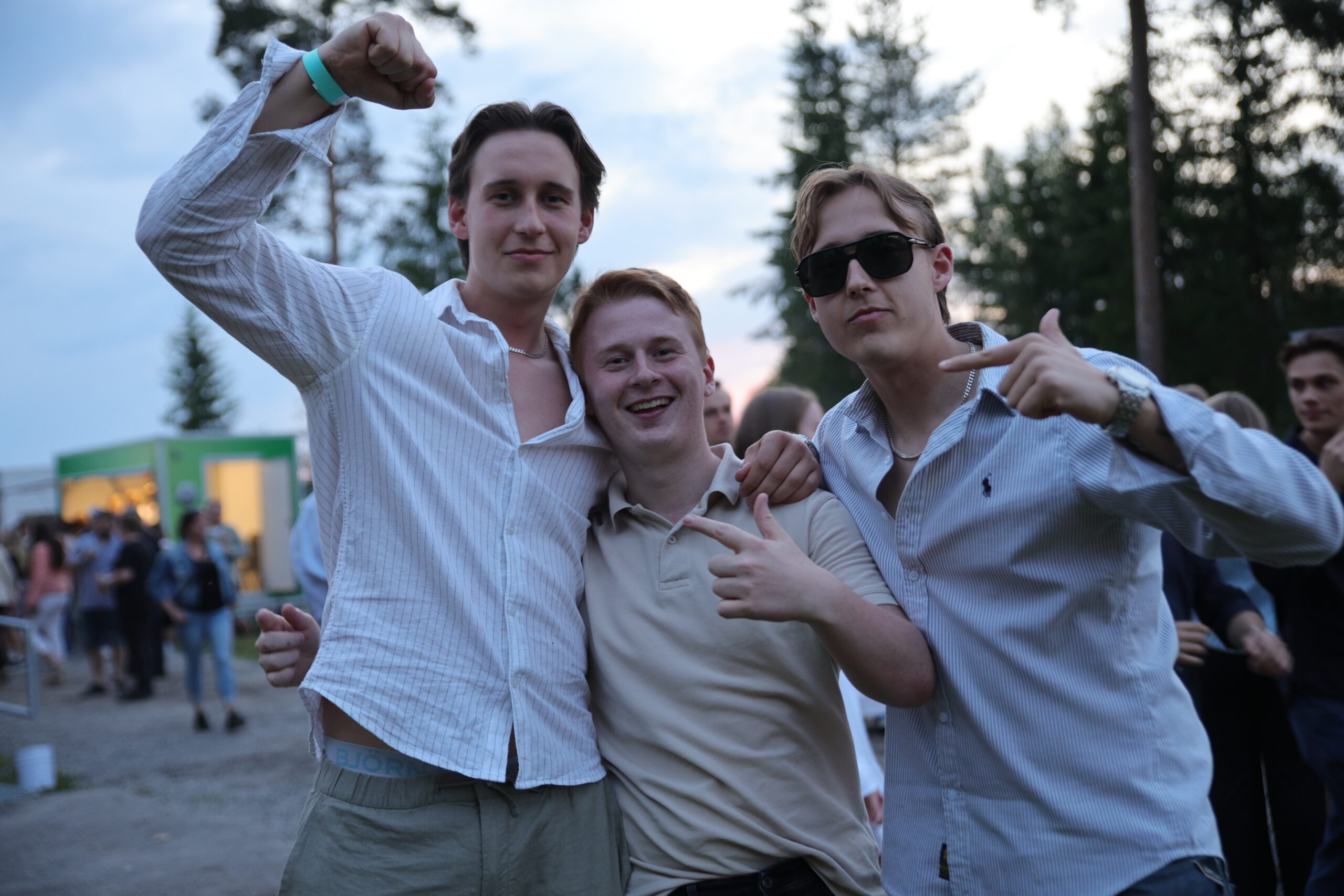 Lucas Nygård, Viktor Jansrud og Lauritz Nygård.