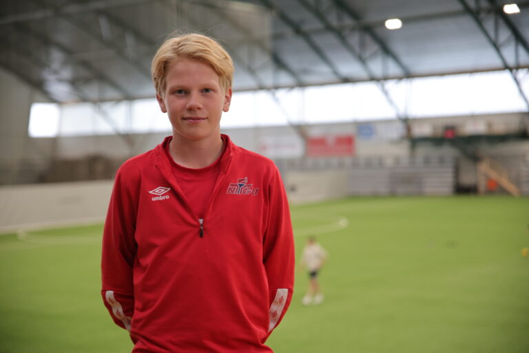Henrik Rønning er godt fornøyd med valget å begynne på NTG-U.