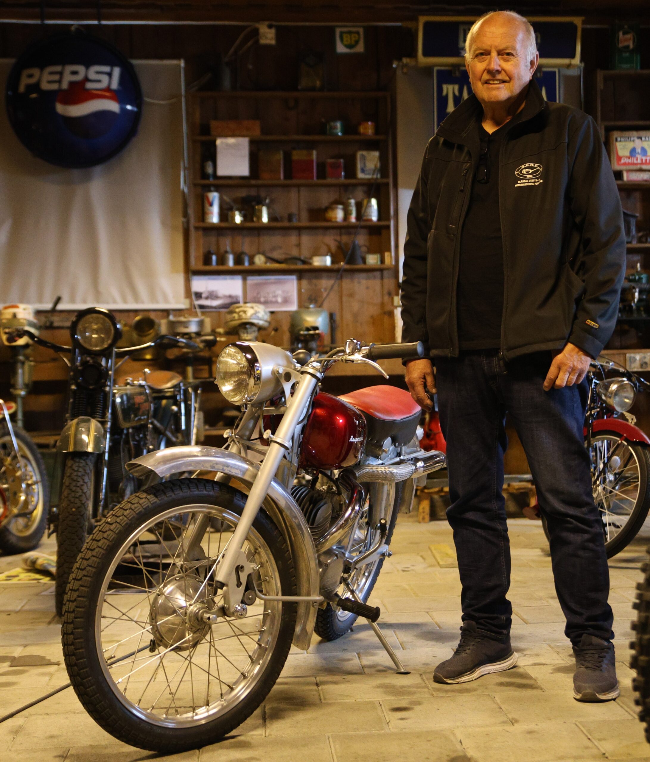 Rune Hansen og hans Husqvarna sølvpil.