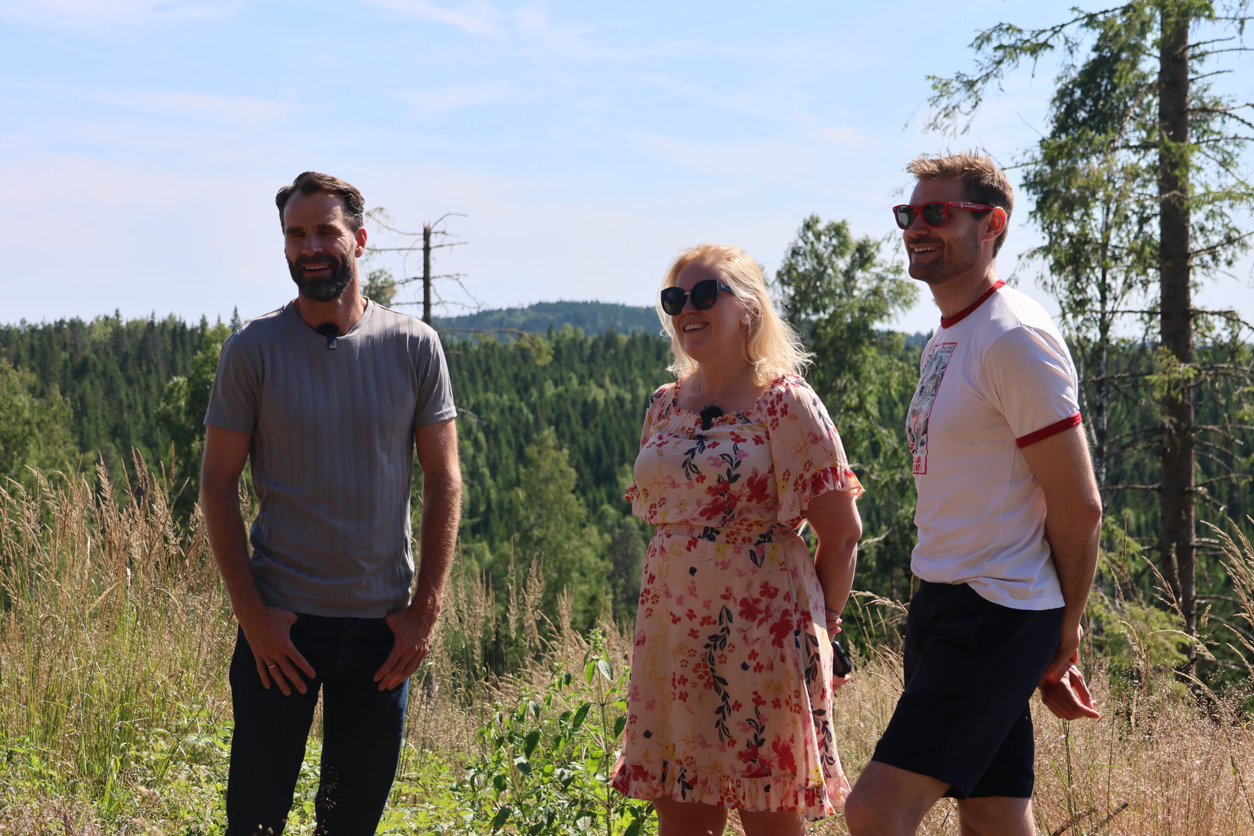 Med på skogbefaringen og orienteringen om Eidskog-metoden var også Eidskogs ordfører Kamilla Thue.