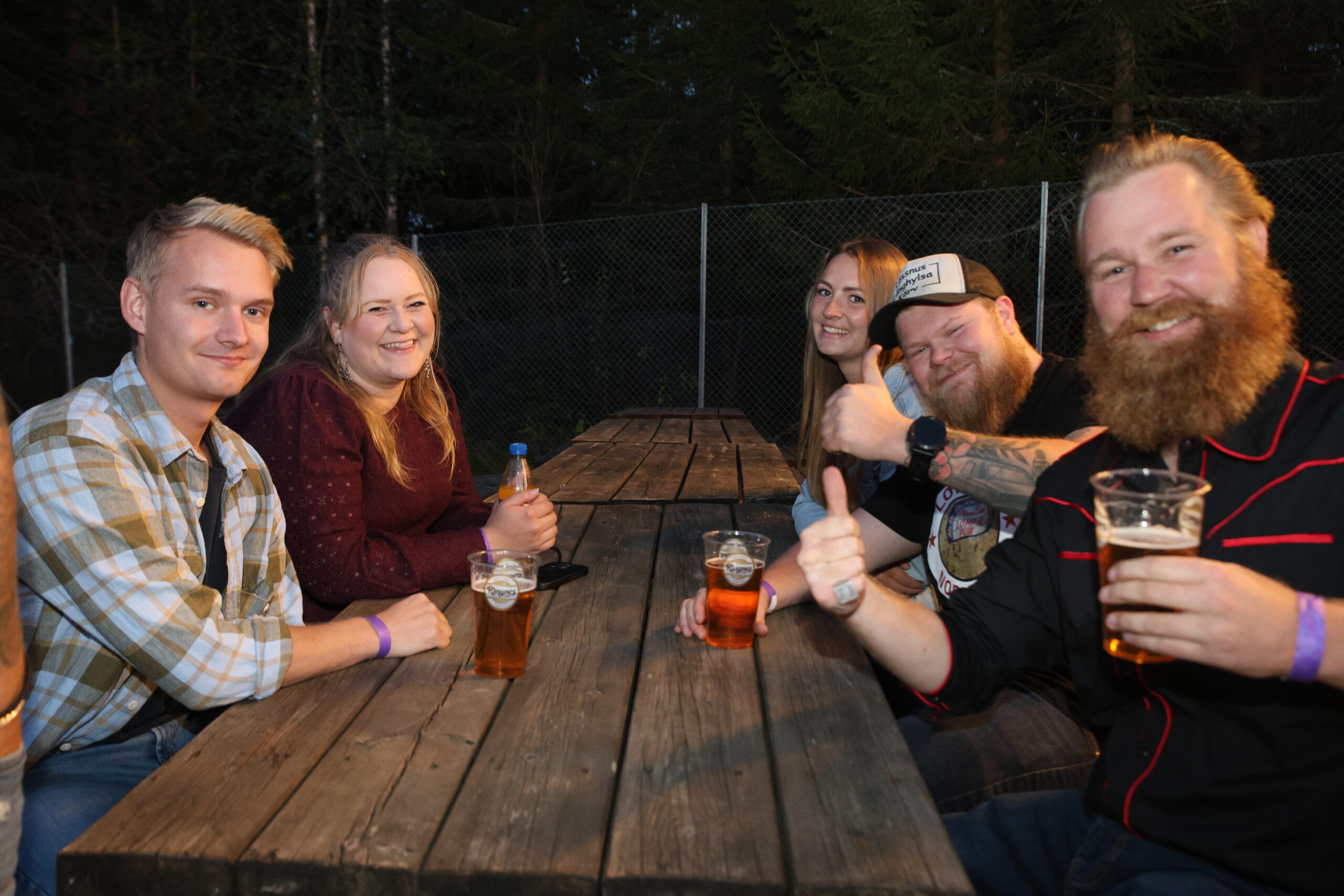 Håvard Torp, Mette Trøftmoen, Liselotte Flikkerud, Markus Rode og Olaf Nalle Hestesen var klare til å kose seg med Elvis-musikk.