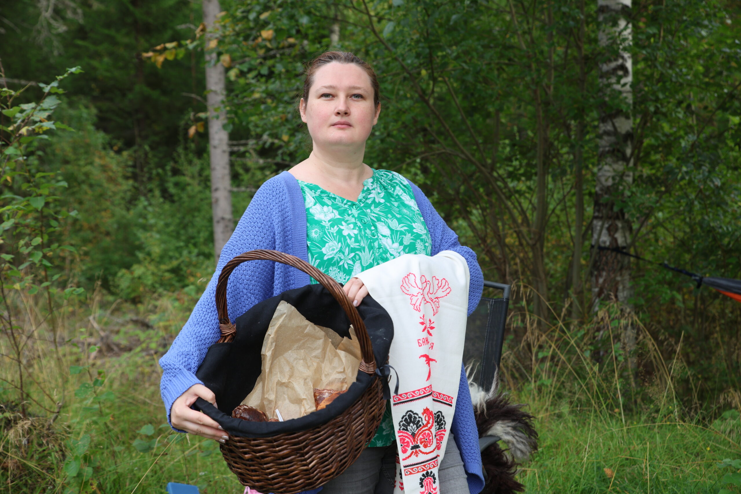 Oleksandra Bakun hadde med seg Pyrizhky som er et tradisjonelt ukrainsk bakverk. Hun hadde brukt 8
