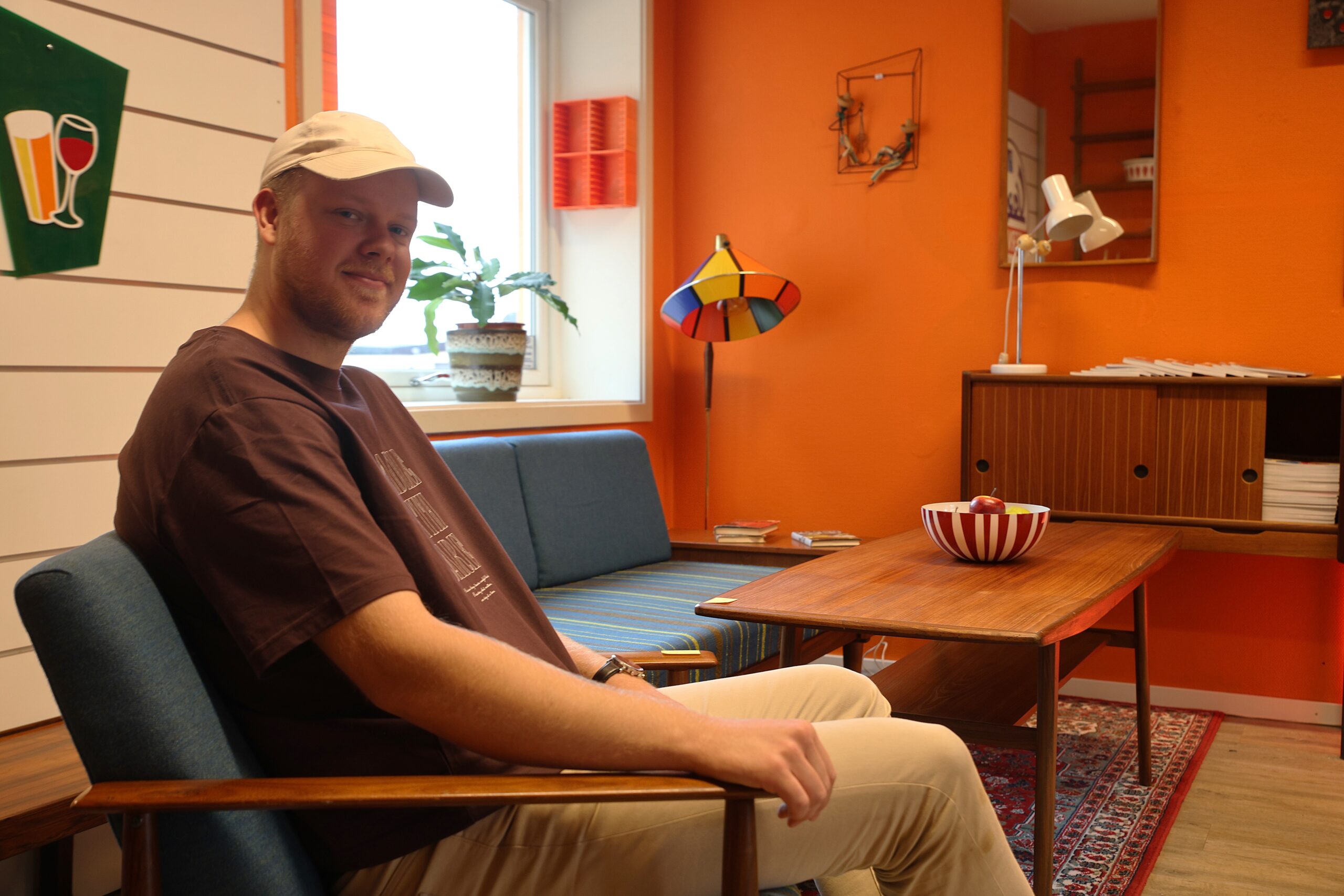 Jahn Rasmus Aarmo liker godt gamle møbler.