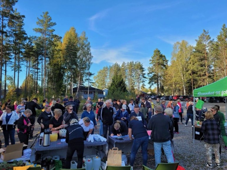 Fra Anjelicas trimmarsj i fjor.