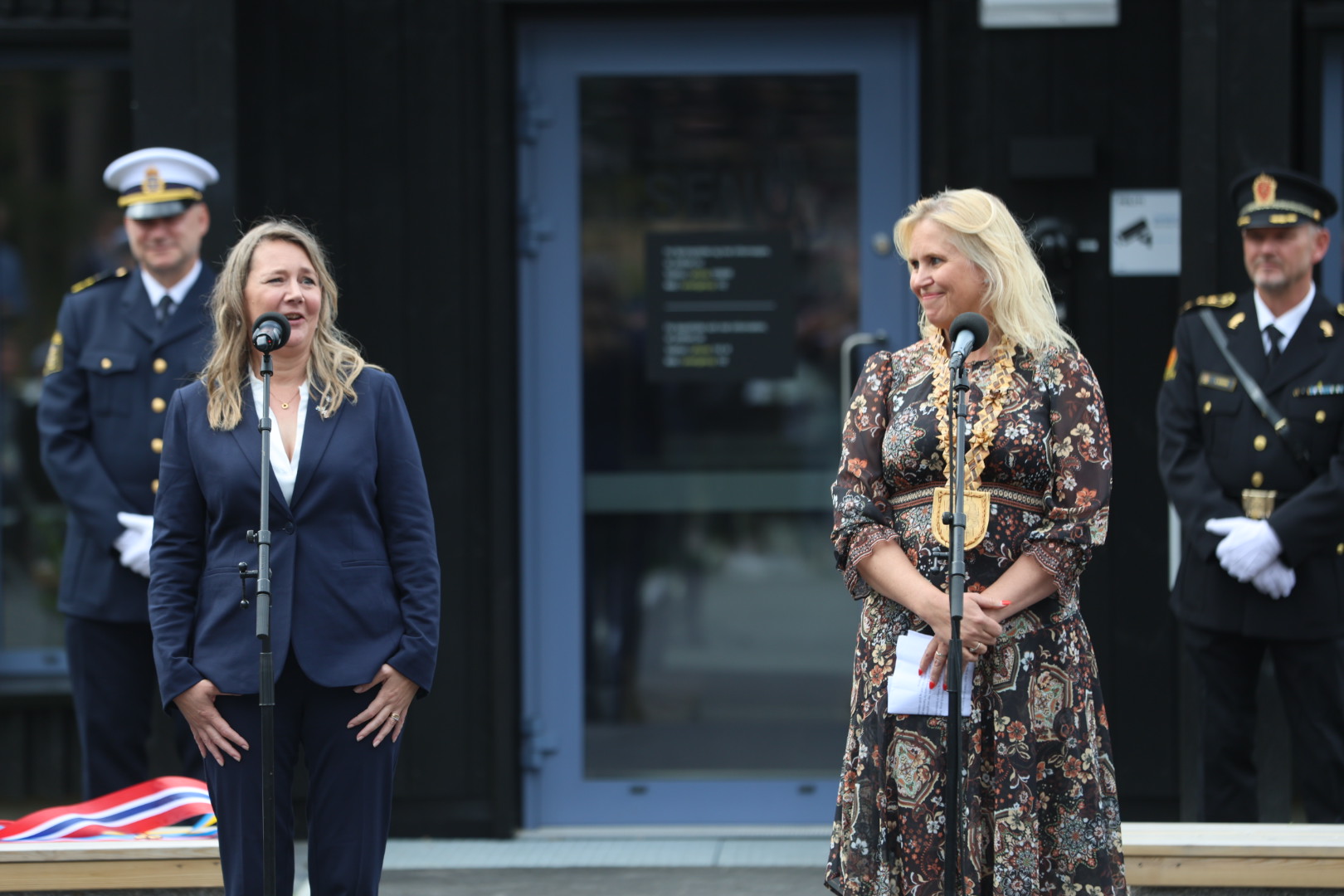 Hanna Andersson, kommunalråd i Eda kommune og Kamilla Thue, ordfører i Eidskog.