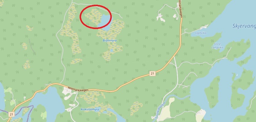 I dette området på Bolskogen tettes de gamle grøftene for å gi nytt liv til myrene.