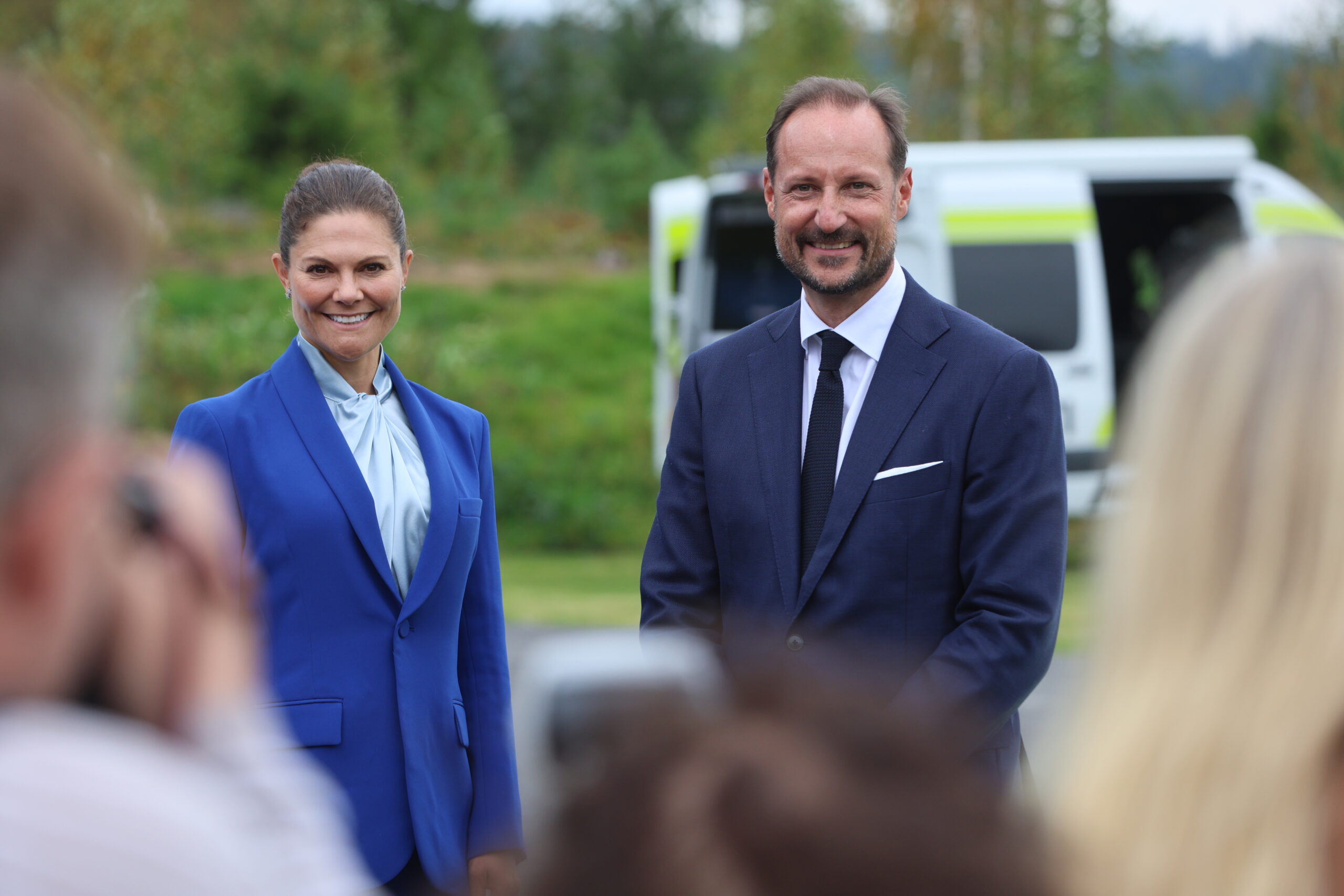 Kronprisesse Victoria og Kronprins Haakon.