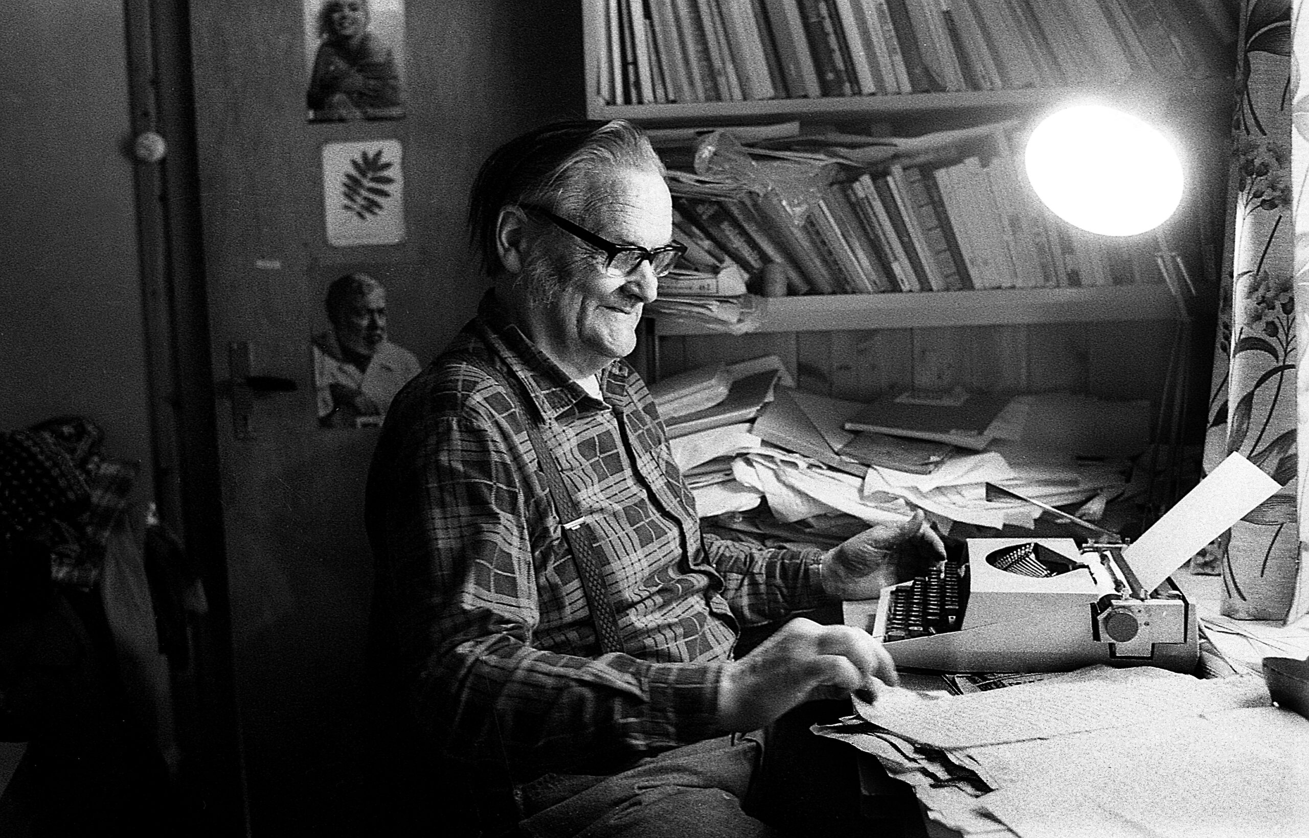 Dikteren Hans Børli var den første som mottok EIdskog kommunes kulturpris tilbake i 1978.