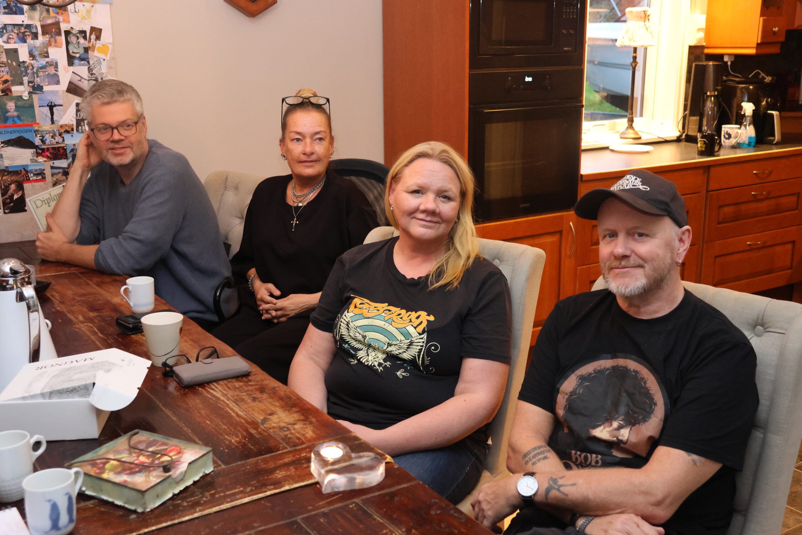 Heart of Gold-gjengen med Bjørn "Botan" Rønhovde, Siv Monica Berg, June Rønhovde og Thor Arne Johansen.