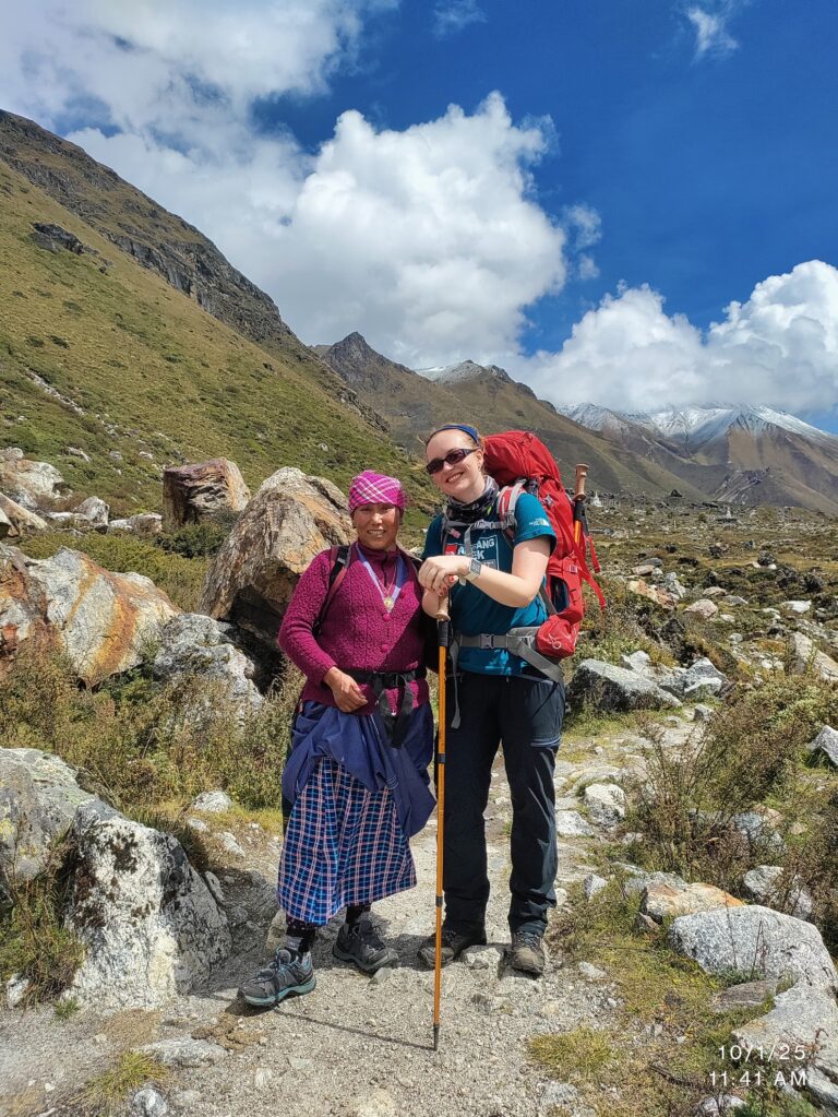 Man blir ydmyk når man opplever fjell av andre dimensjoner enn de vi er vant med i Norge, forteller Mathea Mohn.