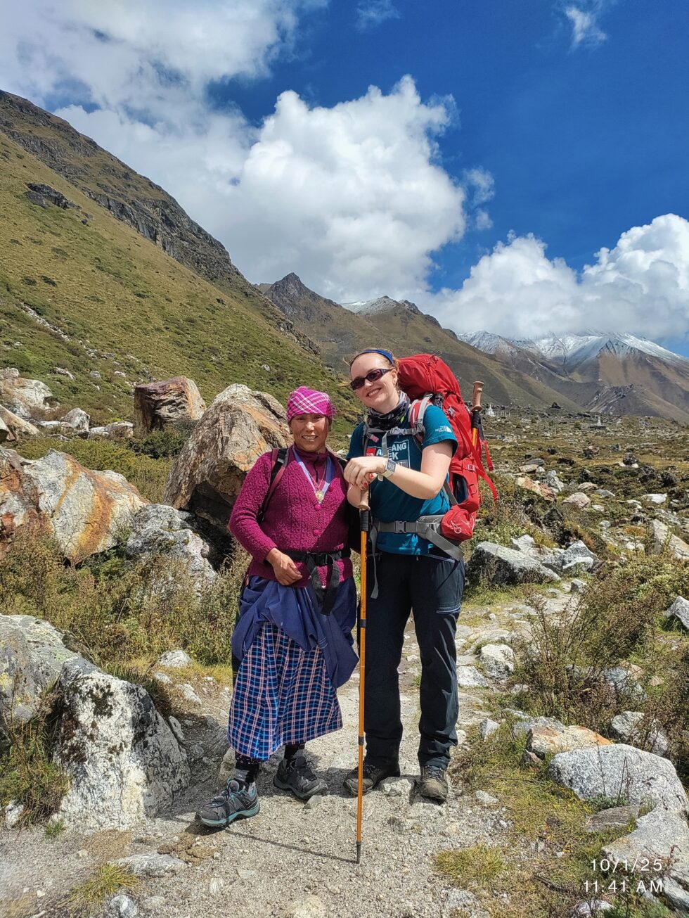 Man blir ydmyk når man opplever fjell av andre dimensjoner enn de vi er vant med i Norge, forteller Mathea Mohn.