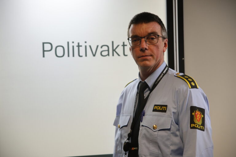 Politistasjonssjef Terje Didriksen fortalte mandag om at sikkerhetssituasjonen er alvorlig, også her i distriktet.