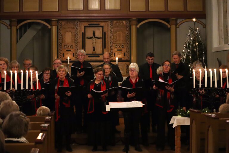 Eidskog Vocalis holder julekonsert Eidskog kirke.