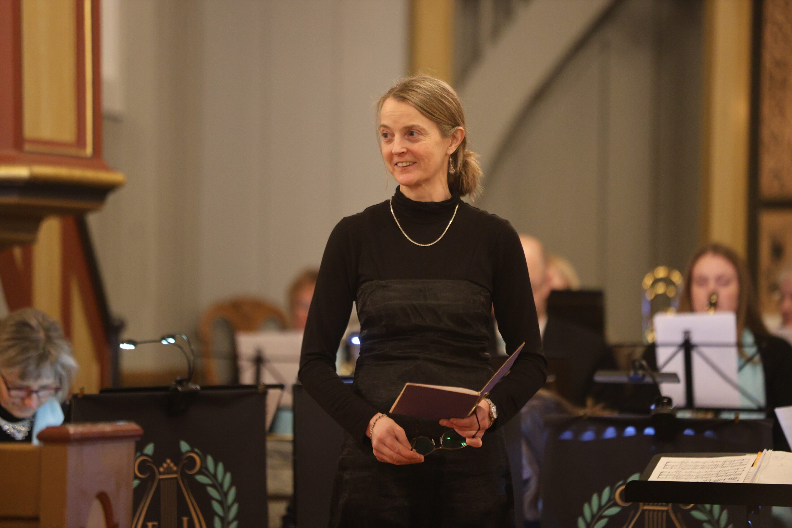 Hilde Finsrud syns det er fint at de har klart å opprettholde tradisjonen med nyttårskonsert med Eidskog janitsjar.