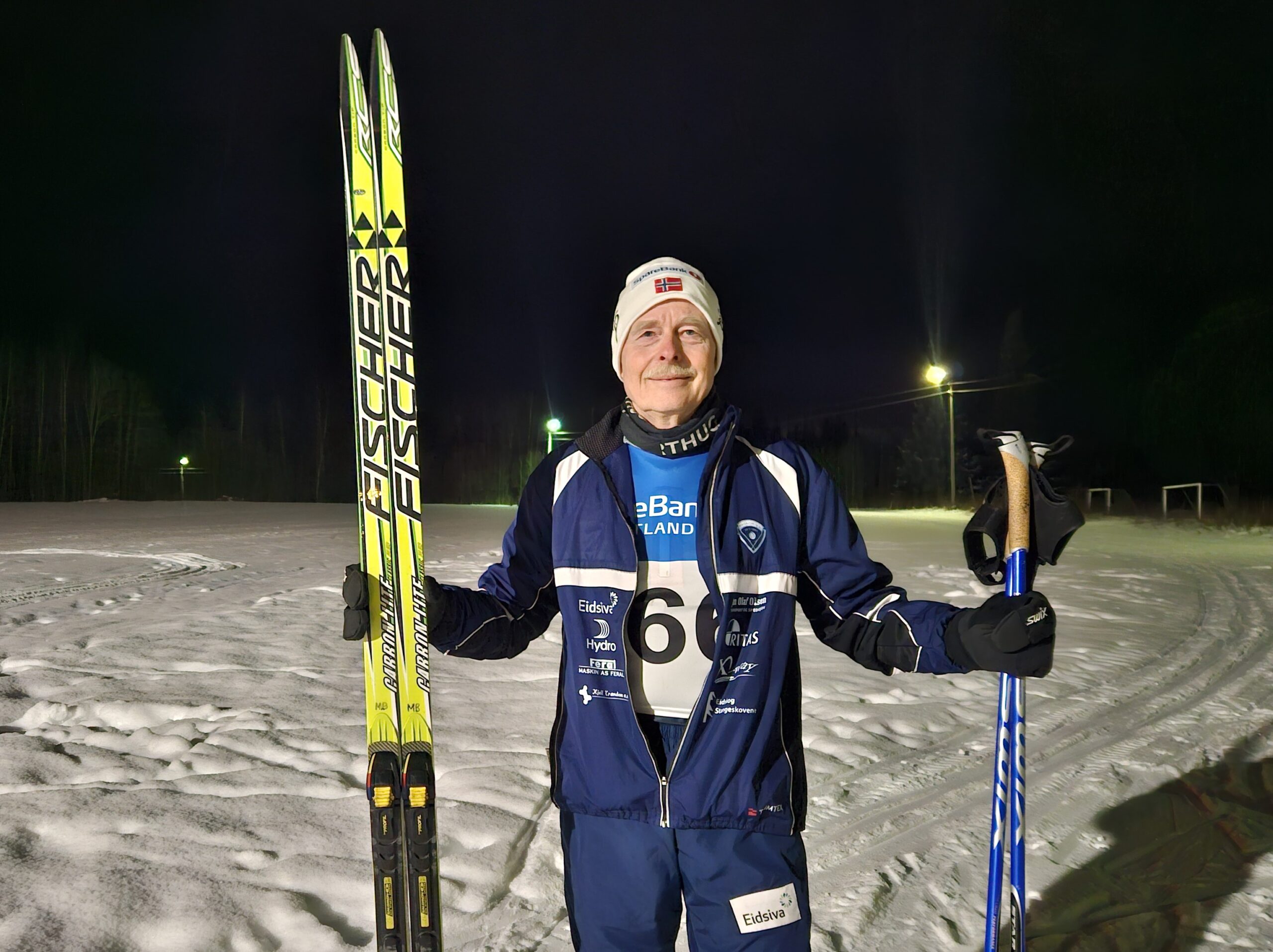 Morten Brænd er fornøyd med at han kan bruke mye av tida si på ski i etter at han ble pensjonist.