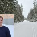 Magnus Bergersen i EIdskog Løypekjørerlag forteller om en god skisesong med mange skiløpere ute i løypene som feks- til Havsjømyrene som bildet viser..