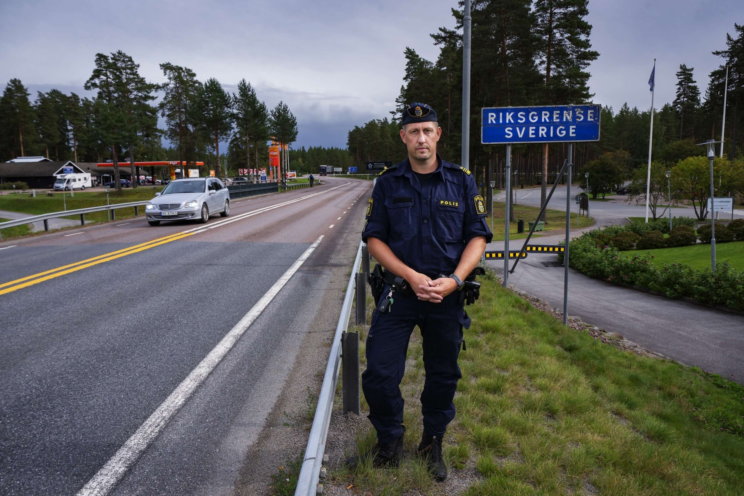 Joakim Krisitansen er innsatsleder på svensk side under påskekaravanen. Hans oppfordring er å ha bilene i orden og kom med et godt humør.