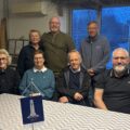 Eda-Eidskog Rotaryklubb utgjør til vanlig 17 medlemmer. På bildet er deler av medlemmene. (f.v.foran) Toril Snipen, Mina Dammen, Erik Bråthen, Gjermund Fjeldskogen. (f.v.bak) Hilde Aasum Olsen, Glenn Ivar Dammen, Anders Johansson.