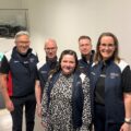 Eric Anthony Utgården (bakerst fra høyre) fra Eidskog ble i helgen valgt inn som nytt styremedlem i Innlandet Idrettskrets. Bergsvein Træthaug fra Lillehammer og Vidar Elda fra Vågå ble gjenvalgt som styremedlemmer. Ny nestleder ble Margrethe Haarr, mens Marianne Frantzen fra Brumunddal ble gjenvalgt med opprykk til ny leder..