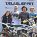 Jenny Halle, Oliver Olsen, Julius Aasvangen og Isak Melby syns det er morsomt å være en del av Eidskog MX.