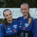 Live Lindkjølen (F.v.) og tante Anniken Nylend syntes det var stas å spille sammen i torsdagens hjemmekamp. Men resultatet var de ikke fornøyde med.