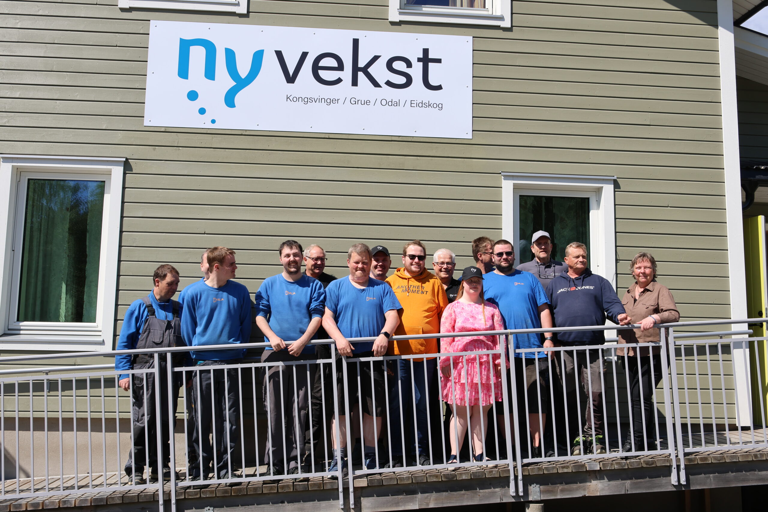Fredag var det feiring på Bergtun utenfor Skotterud i anledning fusjoneringen av Vekstbedriften Vilja AS og Ny Vekst,