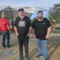 Øyvind Ånerud og Finn Lund stilte opp til en prat selv om de var i full gang med opprigg av årets MC Rock.