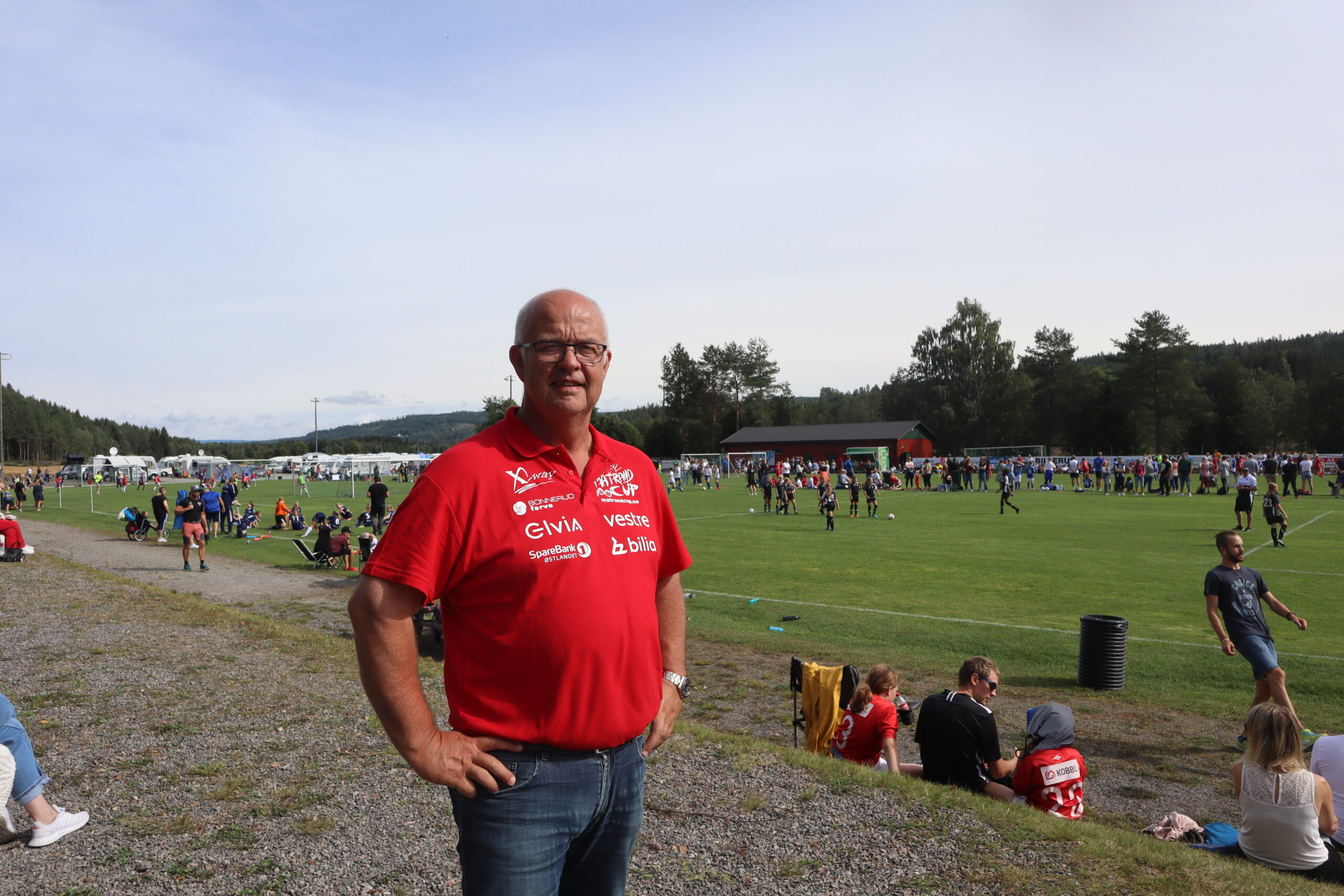 Arild Nylend, leder for Matand Cup, er godt fornøyd med at det allerede er påmeldt 100 lag til årets fotballturnering.